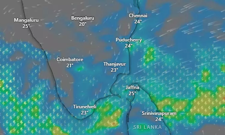 வங்கக்கடலில் உருவாகிறது காற்றழுத்த தாழ்வுப்பகுதி வங்கக்கடலில் உருவாகிறது காற்றழுத்த தாழ்வுப்பகுதி