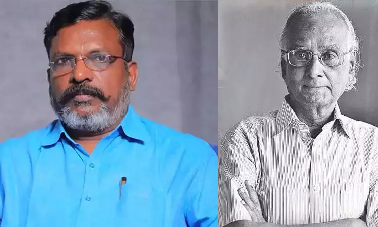 கவிஞர் ஈரோடு தமிழன்பன் மறைவு - திருமாவளவன் இரங்கல்