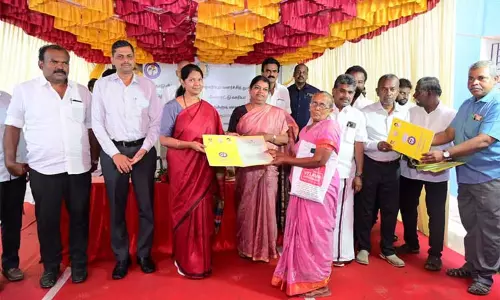 தூத்துக்குடியில் 220 வீடுகள் அடங்கிய அடுக்குமாடி குடியிருப்பு - கனிமொழி எம்.பி. திறந்து வைத்தார்