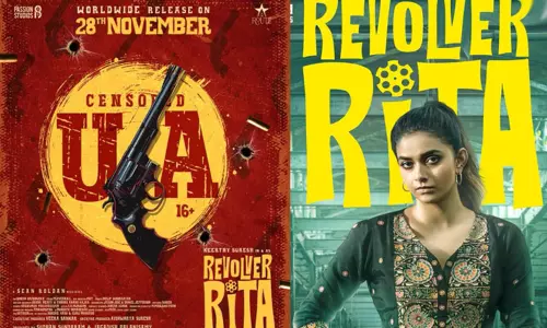 கீர்த்தி சுரேஷின் “ரிவால்வர் ரீட்டா” படத்திற்கு “யு/ஏ” தணிக்கை சான்றிதழ்