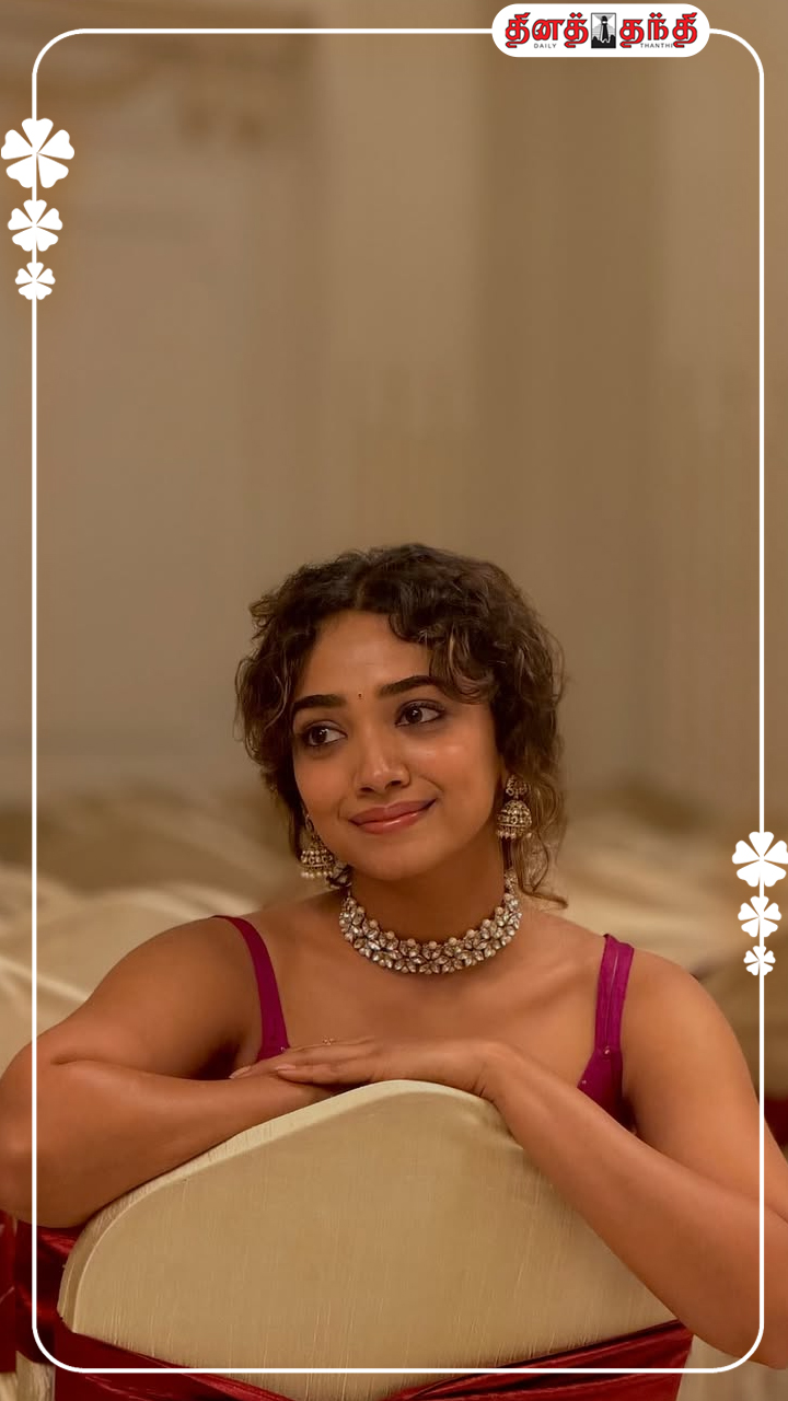 நடிகை சான்வி மேகனாவின் லேட்டஸ்ட் கிளிக்ஸ்!