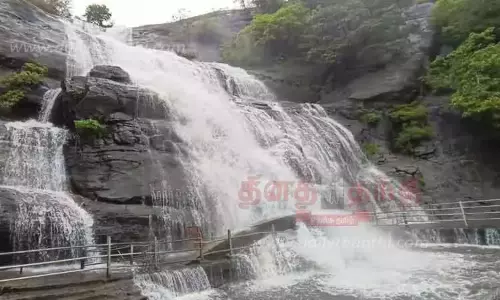 குற்றாலத்தில் கடும் வெள்ளப்பெருக்கு: 3-வது நாளாக குளிக்க தடை