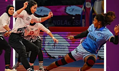 மகளிர் உலகக் கோப்பை கபடி: இந்திய அணி இறுதிப்போட்டிக்கு முன்னேற்றம் மகளிர் உலகக் கோப்பை கபடி: இந்திய அணி இறுதிப்போட்டிக்கு முன்னேற்றம்