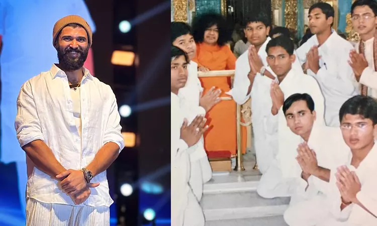 Vijay Deverakonda Rare Childhood Pic with Sathya Sai Baba Wins Hearts and Goes Viral Vijay Deverakonda Rare Childhood Pic with Sathya Sai Baba Wins Hearts and Goes Viral