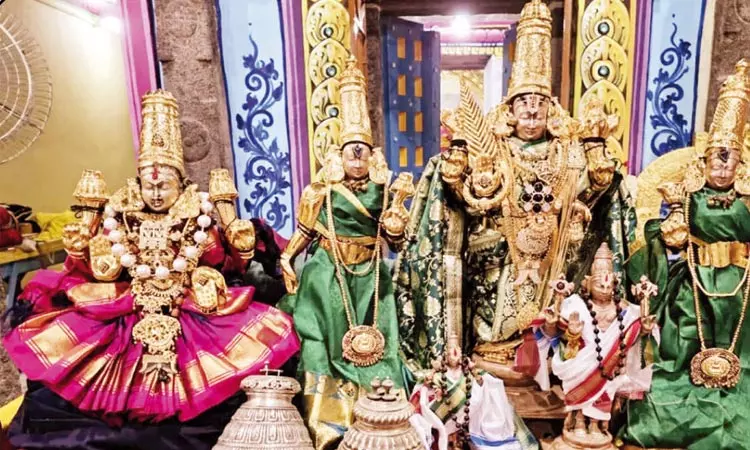 மகாபாரதத்தோடு தொடர்புடைய  நசரத்பேட்டை பச்சைவாரண பெருமாள் கோவில்