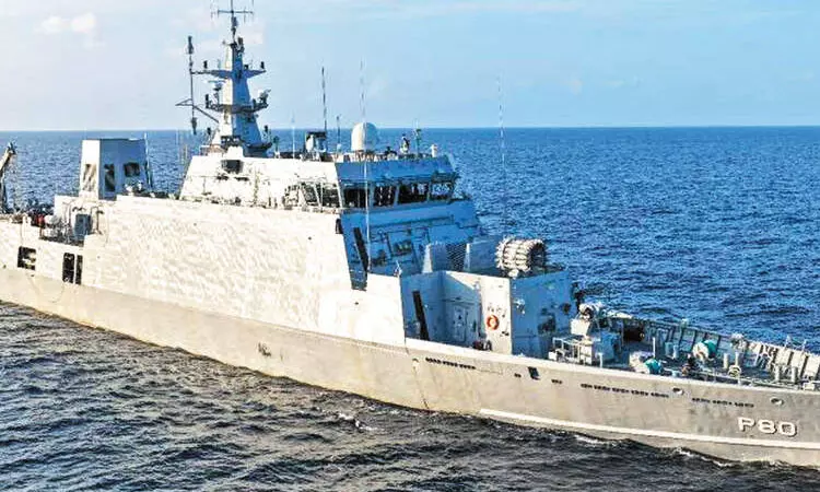 ஐ.என்.எஸ். மாஹே போர்க்கப்பல் இந்திய கடற்படையில் இணைப்பு