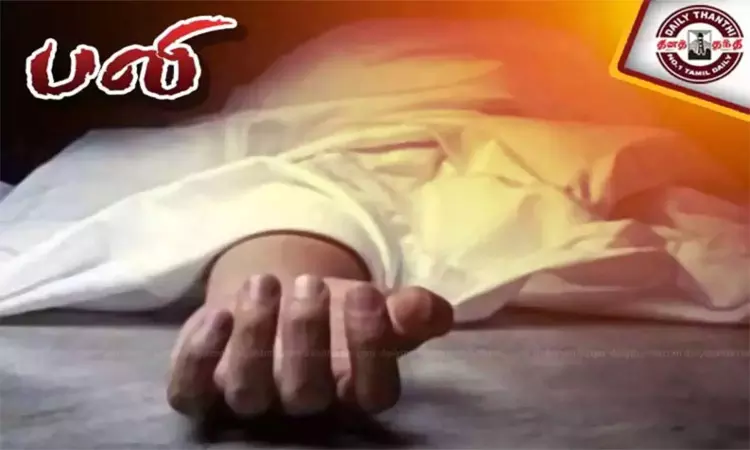 திருமண ஊர்வலத்தின் போது  லாரி மோதி மணமகன் பலி