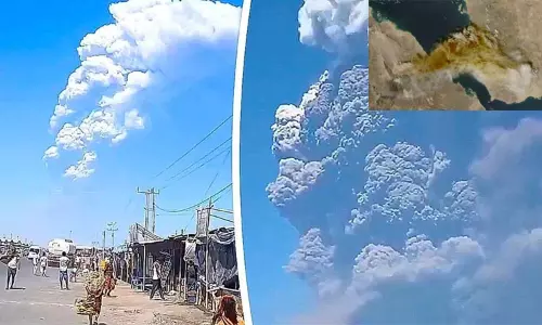 10 ஆயிரம் ஆண்டுகளுக்குப்பின் முதல்முறையாக வெடித்த எரிமலை 10 ஆயிரம் ஆண்டுகளுக்குப்பின் முதல்முறையாக வெடித்த எரிமலை