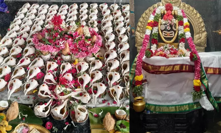 நாமக்கல்: பொத்தனூர் பசுபதீஸ்வரர் ஆலயத்தில் 108 வலம்புரி சங்காபிஷேகம் நாமக்கல்: பொத்தனூர் பசுபதீஸ்வரர் ஆலயத்தில் 108 வலம்புரி சங்காபிஷேகம்
