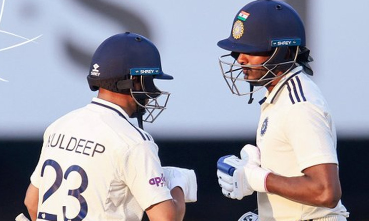 2-வது டெஸ்ட்: ஜெய்ஸ்வால், ராகுல் ஏமாற்றம்.. இந்திய அணி திணறல்