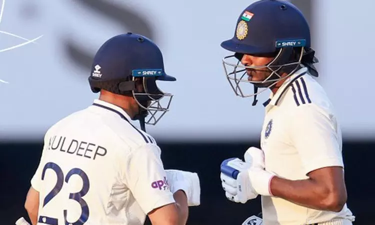 2-வது டெஸ்ட்: ஜெய்ஸ்வால், ராகுல் ஏமாற்றம்.. இந்திய அணி திணறல்