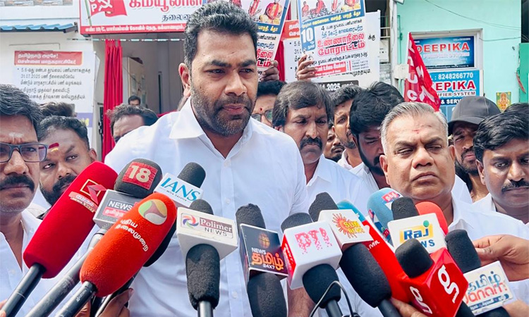 சமூக நீதி அரசு ஆதிதிராவிட மக்களுக்கு அராஜகத்தை நிகழ்த்தி வருகிறது: ஆதவ் அர்ஜுனா பேட்டி