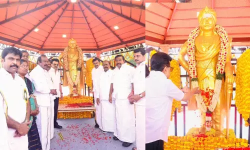 ஈரோடு: தீரன் சின்னமலை சிலைக்கு முதல்-அமைச்சர் மு.க.ஸ்டாலின் மரியாதை