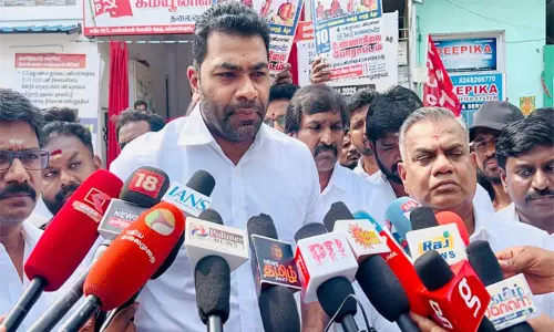 சமூக நீதி அரசு ஆதிதிராவிட மக்களுக்கு அராஜகத்தை நிகழ்த்தி வருகிறது: ஆதவ் அர்ஜுனா பேட்டி