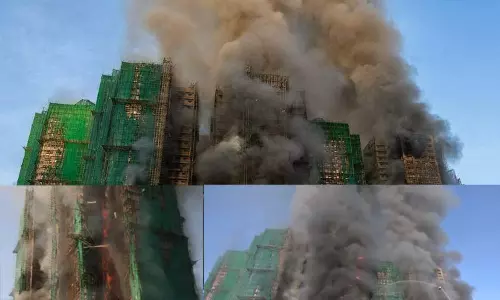 ஹாங்காங்: அடுக்குமாடி குடியிருப்பில் பயங்கர தீ விபத்து - 13 பேர் பலி