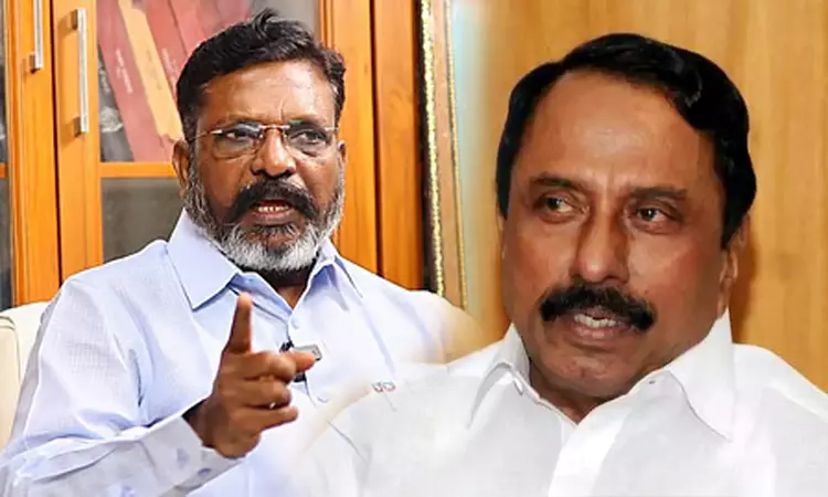 செங்கோட்டையன் வெளியேறியது அதிமுகவுக்கு பின்னடைவு: திருமாவளவன்