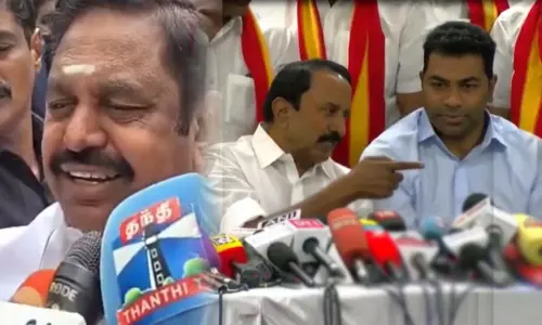 தவெகவில் செங்கோட்டையன்: கருத்து சொல்ல ஒன்றுமில்லை - எடப்பாடி பழனிசாமி பதில் தவெகவில் செங்கோட்டையன்: கருத்து சொல்ல ஒன்றுமில்லை - எடப்பாடி பழனிசாமி பதில்