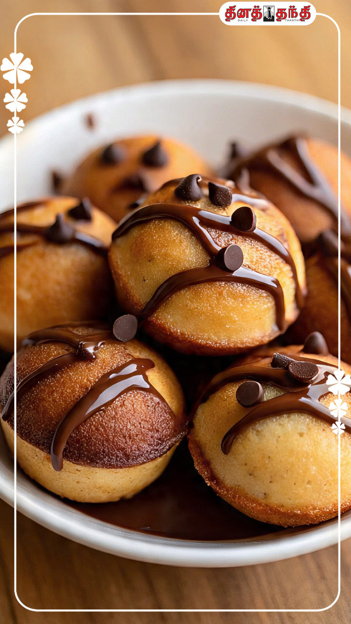 குழந்தைகள் விரும்பிச் சாப்பிடும் சாக்லேட் பணியாரம் செய்முறை!