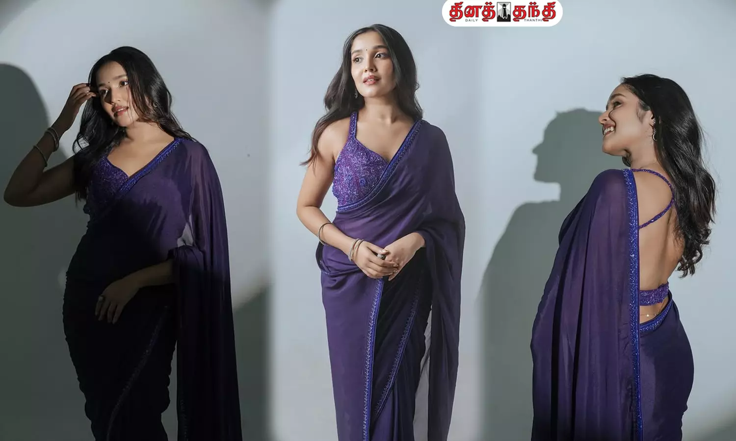 புடவையில் மனதை மயக்கும் அனிகா சுரேந்திரன்!