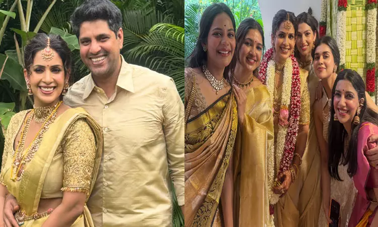 அனிருத்தா - சம்யுக்தா திருமணம்: புதிய இன்னிங்ஸ் தொடங்க வாழ்த்திய பாவனா அனிருத்தா - சம்யுக்தா திருமணம்: புதிய இன்னிங்ஸ் தொடங்க வாழ்த்திய பாவனா