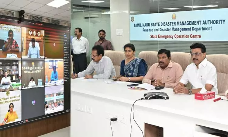 டித்வா புயல் முன்னெச்சரிக்கை; அவசரகால செயல்பாட்டு மையத்தில் முதல்-அமைச்சர் மு.க.ஸ்டாலின் ஆய்வு டித்வா புயல் முன்னெச்சரிக்கை; அவசரகால செயல்பாட்டு மையத்தில் முதல்-அமைச்சர் மு.க.ஸ்டாலின் ஆய்வு