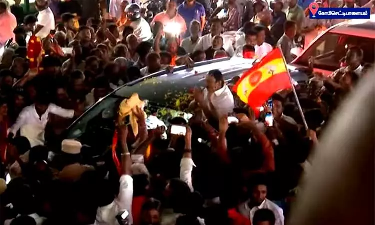 த.வெ.க.வில் இணைந்த பிறகு கோபி தொகுதிக்கு சென்ற செங்கோட்டையன் - தொண்டர்கள் உற்சாக வரவேற்பு