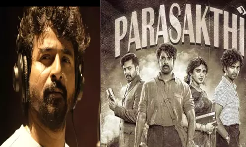 “பராசக்தி” படத்தின் டப்பிங் பணியில் சிவகார்த்திகேயன்