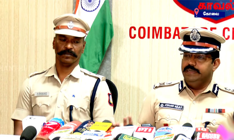 கோவை: திருட்டு வழக்கில் குற்றவாளிகள் மீது துப்பாக்கி சூடு நடத்தி கைது - மாநகர காவல் ஆணையர் பேட்டி