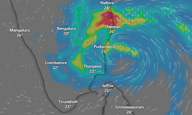 சென்னைக்கு தெற்கே 230 கி.மீ. தொலைவில் “டிட்வா புயல்” - தயார் நிலையில் பேரிடர் மீட்புக் குழு