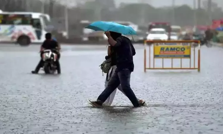 மதியம் 1 மணி வரை மழைக்கு வாய்ப்புள்ள மாவட்டங்கள்