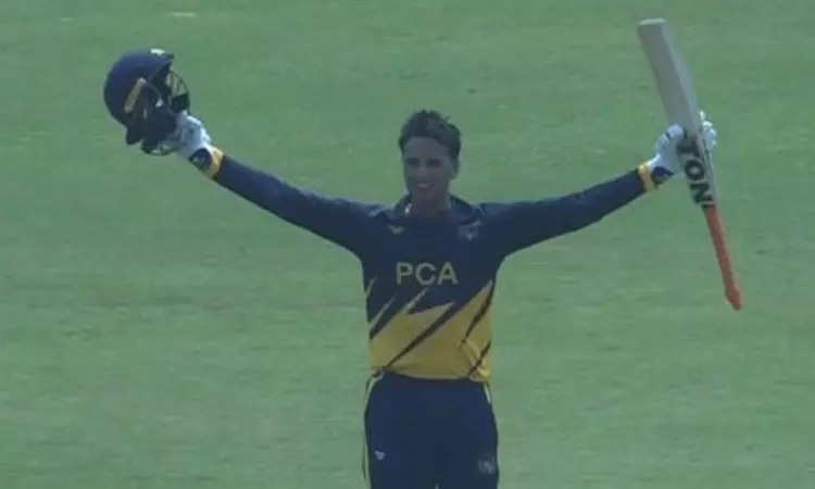 முஷ்டாக் அலி டி20:  32 பந்தில் சதமடித்த அபிஷேக் ஷர்மா..பஞ்சாப் அணி 310 ரன்கள் குவிப்பு