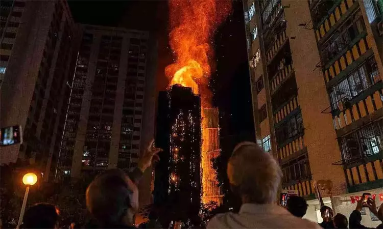 ஹாங்காங் தீ விபத்து; பலி எண்ணிக்கை 146 ஆக உயர்வு