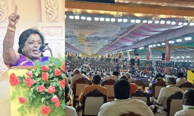 தி.மு.க. செங்கல்லை எடுத்தது; நாங்கள் செங்கோலை எடுப்போம் - தமிழிசை சவால்