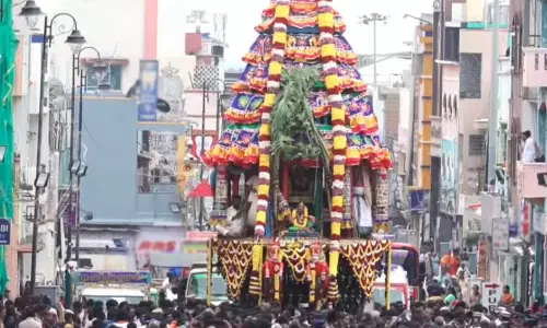 திருவண்ணாமலை அண்ணாமலையார் கோவில் தேரோட்டம்.. திரளான பக்தர்கள் பங்கேற்பு திருவண்ணாமலை அண்ணாமலையார் கோவில் தேரோட்டம்.. திரளான பக்தர்கள் பங்கேற்பு