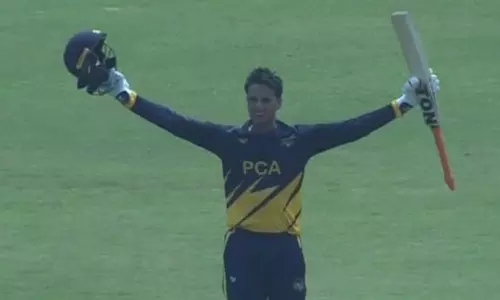 முஷ்டாக் அலி டி20:  32 பந்தில் சதமடித்த அபிஷேக் ஷர்மா..பஞ்சாப் அணி 310 ரன்கள் குவிப்பு