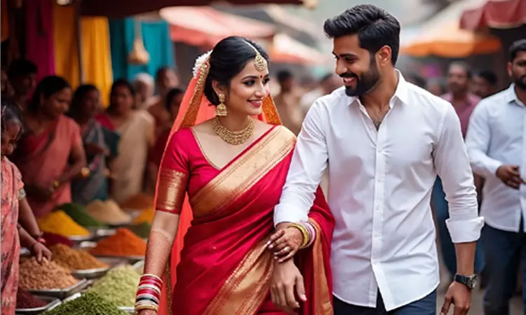 உ.பி.யில் அவலம்; மேடையில் மாலை மாற்றி விட்டு,   காதலனுடன் மணமகள் ஓட்டம்