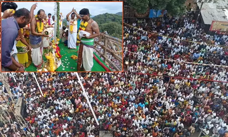 சேலம்: காருவள்ளி பிரசன்ன வெங்கட்ரமண சுவாமி கோவில் கும்பாபிஷேக விழா சேலம்: காருவள்ளி பிரசன்ன வெங்கட்ரமண சுவாமி கோவில் கும்பாபிஷேக விழா