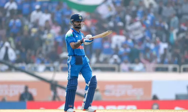 விராட் கோலி  சதத்தால் சர்வதேச  கிரிக்கெட் வரலாற்றில் ஏற்பட்ட பிரமாண்ட மைல்கல்