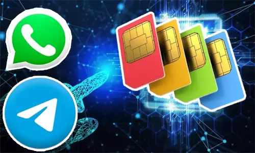 வாட்ஸ்அப், டெலிகிராம் உள்ளிட்ட தகவல்தொடர்பு செயலிகளை பயன்படுத்த சிம் கார்டு இணைப்பு கட்டாயம்