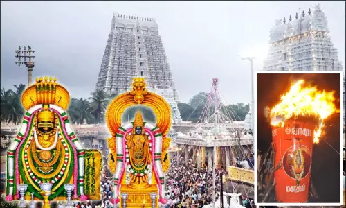 கார்த்திகை தீபத்திருவிழா: திருவண்ணாமலையில் நாளை மகாதீபம் - குவியும் பக்தர்கள்