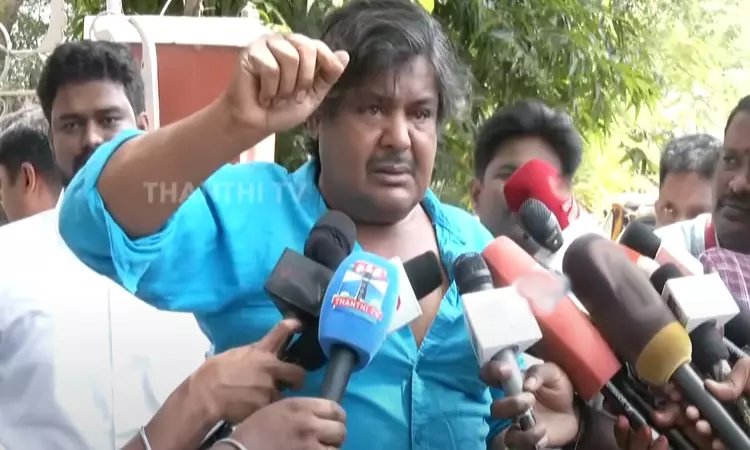 சாகும்வரை உண்ணாவிரதப் போராட்டம் நடத்தும் மன்சூர் அலிகான்