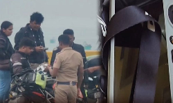 பாம்பன் பாலத்தில் பறந்த ட்ரோன்கள் பாம்பன் பாலத்தில் பறந்த ட்ரோன்கள்