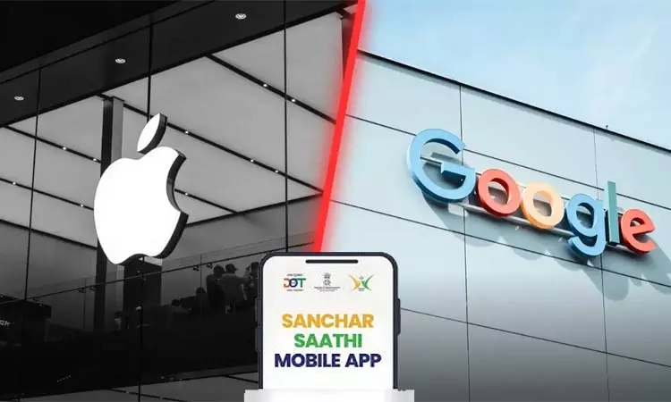 சஞ்சார் சாதி செயலி: மத்திய அரசுக்கு ஆப்பிள், கூகுள் நிறுவனங்கள் எதிர்ப்பு