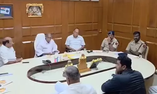 புதுச்சேரி முதல்வருடன்  தவெக பொதுச்செயலாளர்  புஸ்ஸி ஆனந்த் மீண்டும் சந்திப்பு