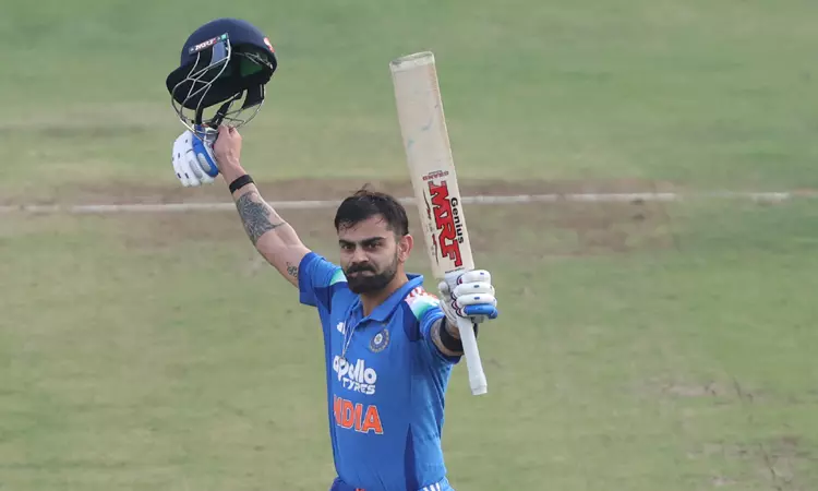 தெண்டுல்கர் சாதனையை சமன் செய்த விராட் கோலி தெண்டுல்கர் சாதனையை சமன் செய்த விராட் கோலி