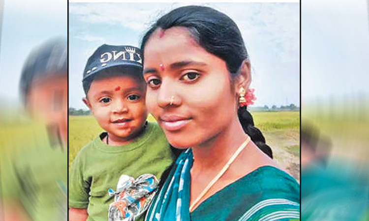 கணவர் இறந்த சோகத்தில் இளம்பெண், குழந்தையுடன் எடுத்த விபரீத முடிவு