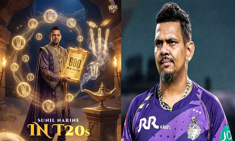 20 ஓவர் கிரிக்கெட்டில் 600 விக்கெட் வீழ்த்திய சுனில் நரைன்