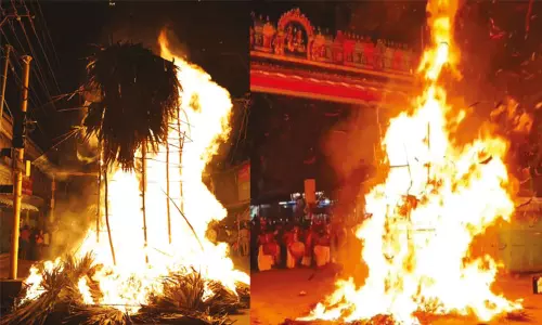 கார்த்திகை தீபத் திருவிழா: கோவில்களில் சொக்கப்பனை கொளுத்தி வழிபாடு