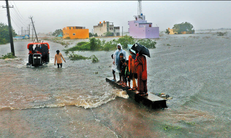 தமிழகத்தின் 6 மாவட்டங்களில் இன்று கனமழைக்கு வாய்ப்பு