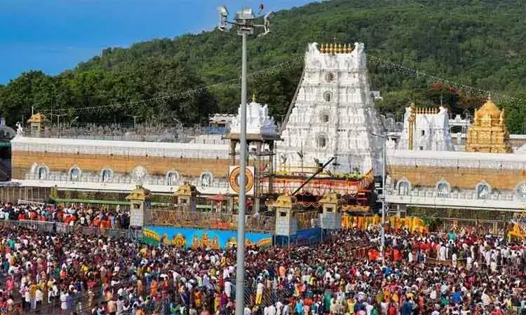 திருப்பதி ஏழுமலையான் கோவிலில் ஒருநாள் உண்டியல் காணிக்கை ரூ.3 கோடியே 79 லட்சம்